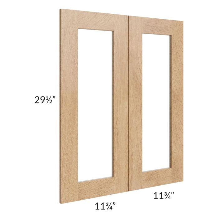 Midtown Timber Shaker 24x30 Clear Glass Door (Cabinet Sold Separately)