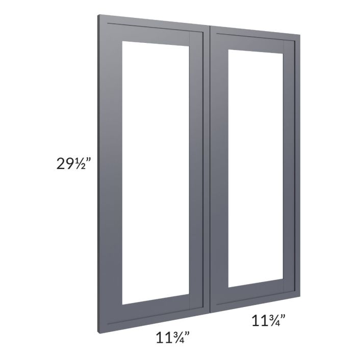 Vienna Indigo 24x30 Clear Glass Door (Cabinet Sold Separately)