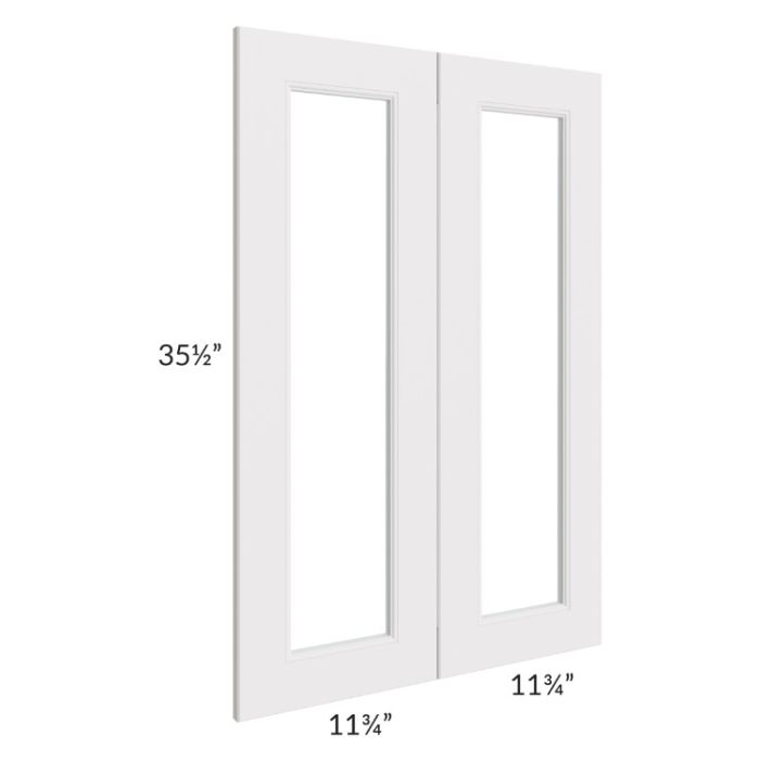 Tuscan Cloud 24x36 Clear Glass Door (Cabinet Sold Separately)