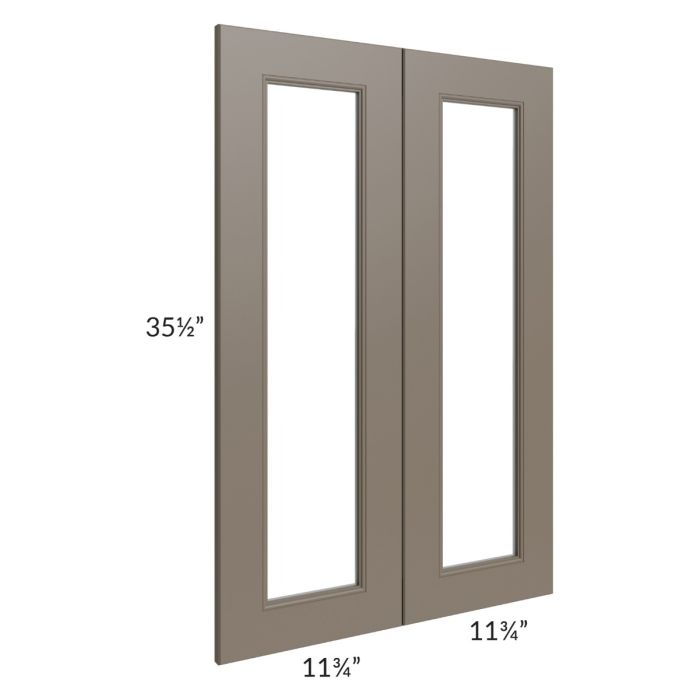 Tuscan Stone 24x36 Clear Glass Door (Cabinet Sold Separately)