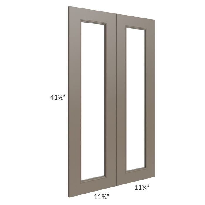 Tuscan Stone 24x42 Clear Glass Door (Cabinet Sold Separately)