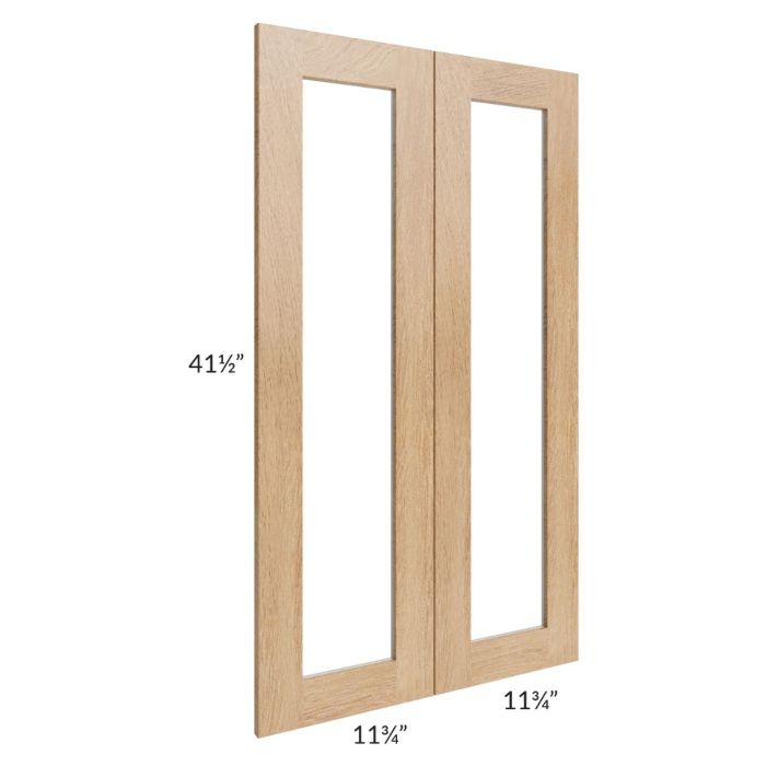 Midtown Timber Shaker 24x42 Clear Glass Door (Cabinet Sold Separately)