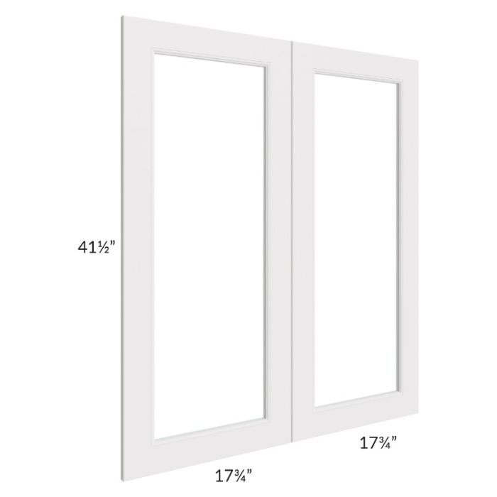 Tuscan Cloud 36x42 Clear Glass Door (Cabinet Sold Separately)