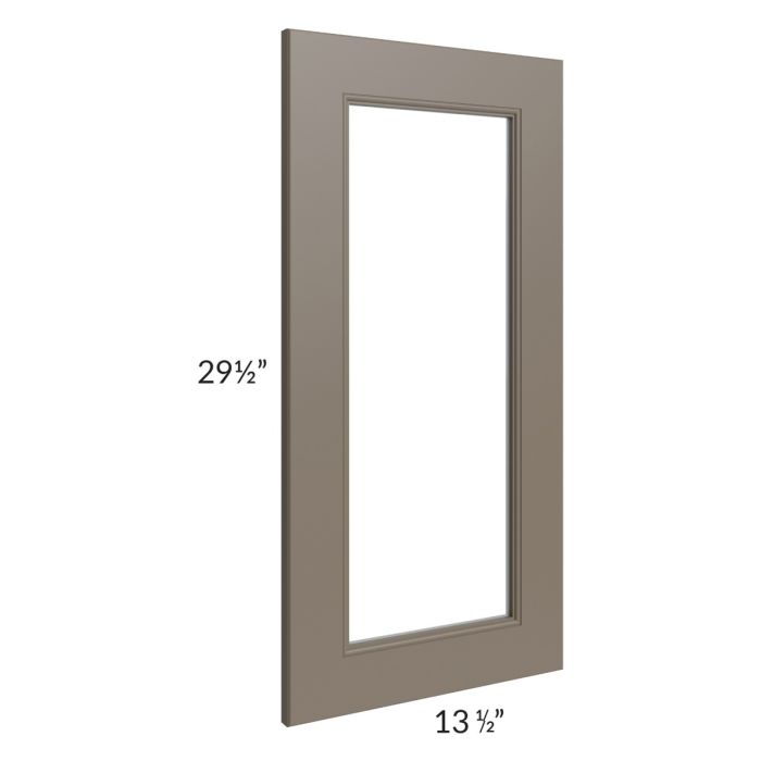 Tuscan Stone Clear Glass Door for a 24x30 Diagonal Corner Wall Cabinet (Cabinet Sold Separately)