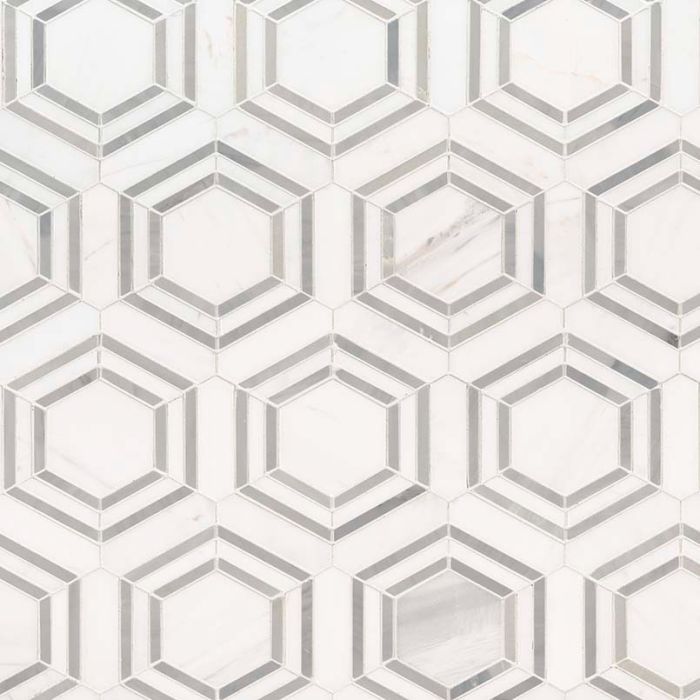 Georama Grigio Polished Mosaic Tile Sample
