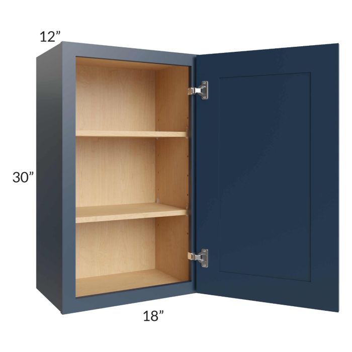 Madison Navy Shaker 18x30 Wall Cabinet