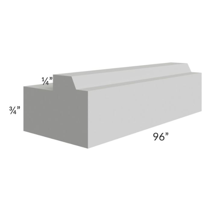 Tuscan Painted Grey Light Rail Molding