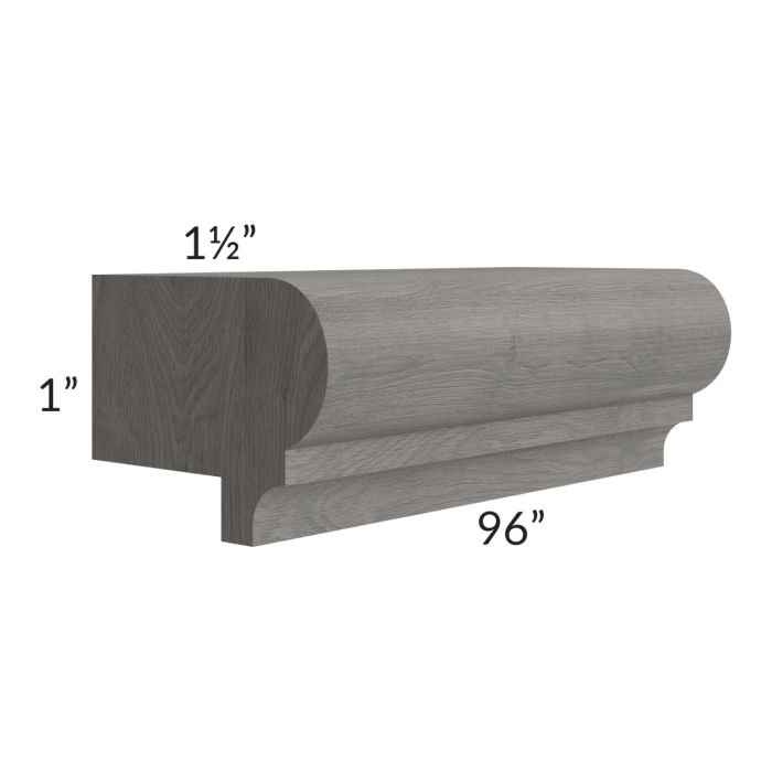 Providence Slate Grey 96" Light Rail Molding