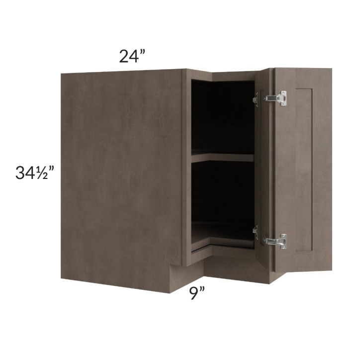 Providence Natural Grey 33" Lazy Susan Base Cabinet 
