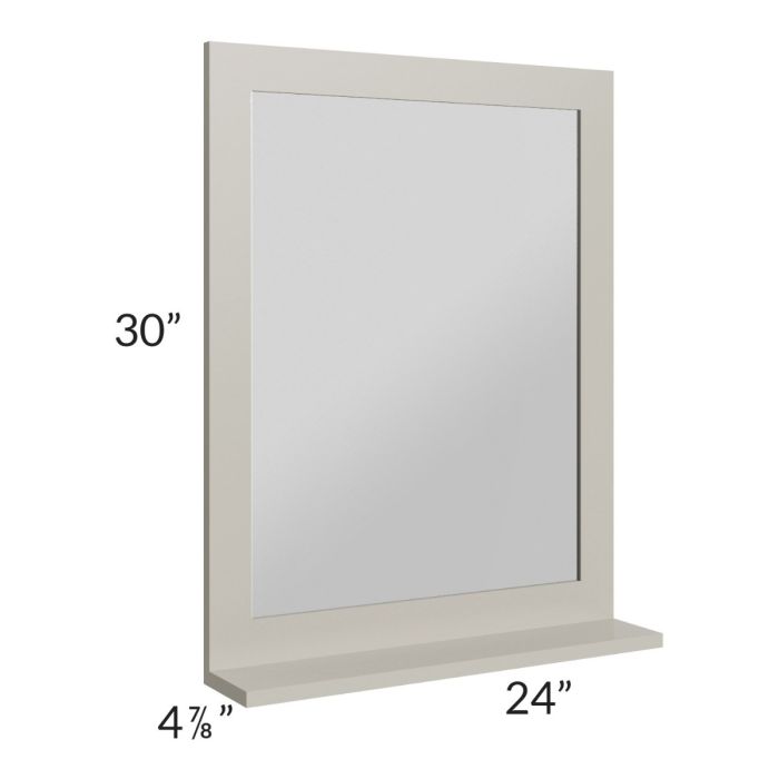Stratton Light Grey Shaker 24x30 Mirror