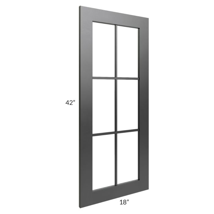 Onyx Black Shaker 24" 2-Drawer Base Cabinet