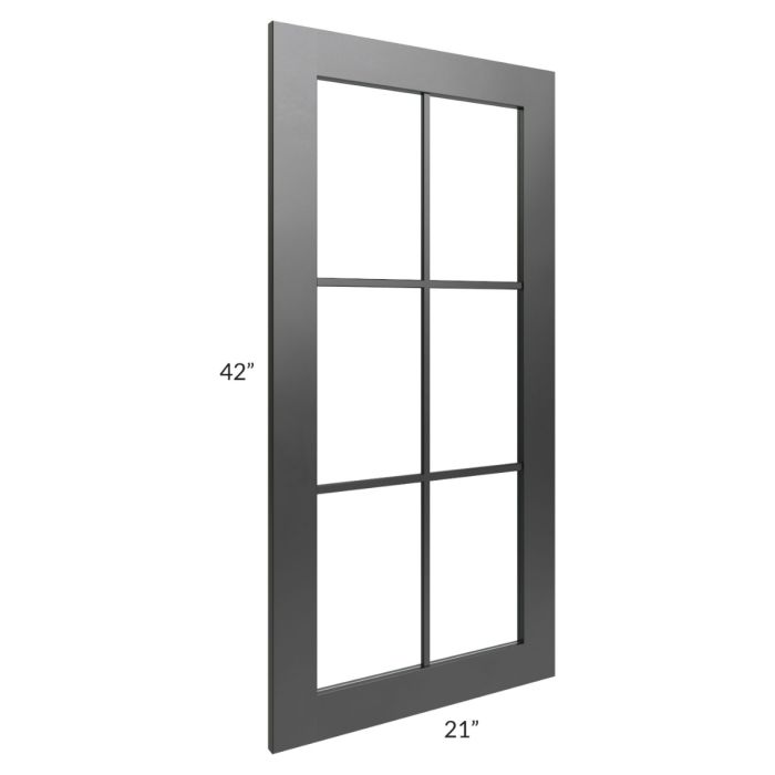 Onyx Black Shaker 24" 2-Drawer Base Cabinet