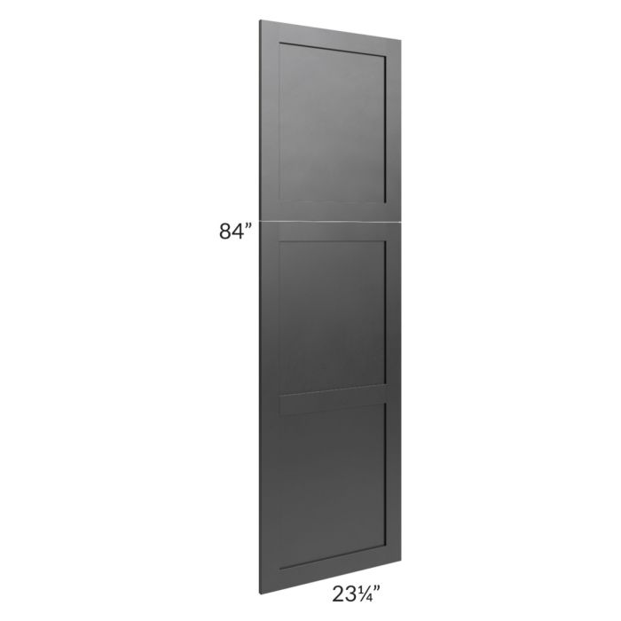 Onyx Black Shaker 84" Tall Decorative End Panel