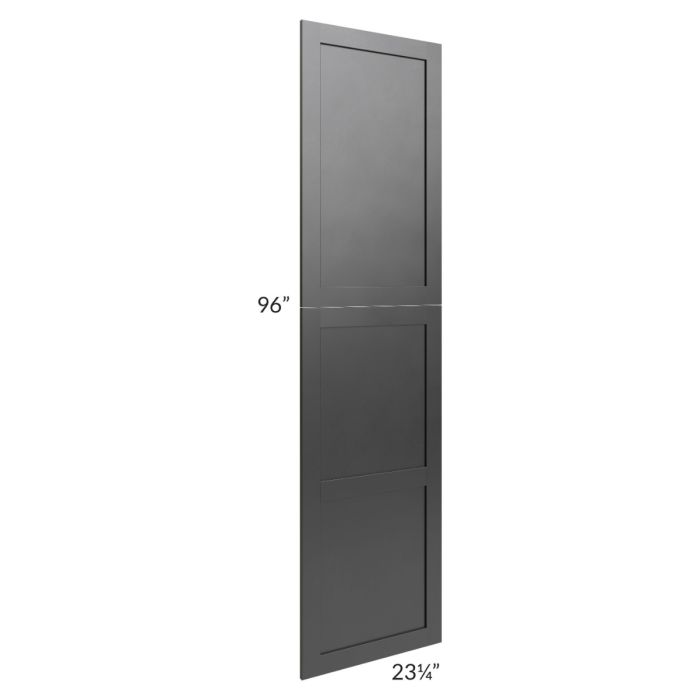 Onyx Black Shaker 96" Tall Decorative End Panel