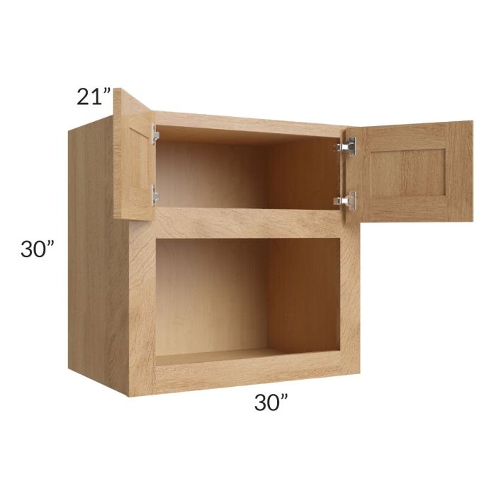Tuscan Timber 30x30x21 Microwave Wall Cabinet