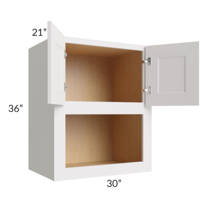 Tuscan Cloud 30x36x21 Microwave Wall Cabinet