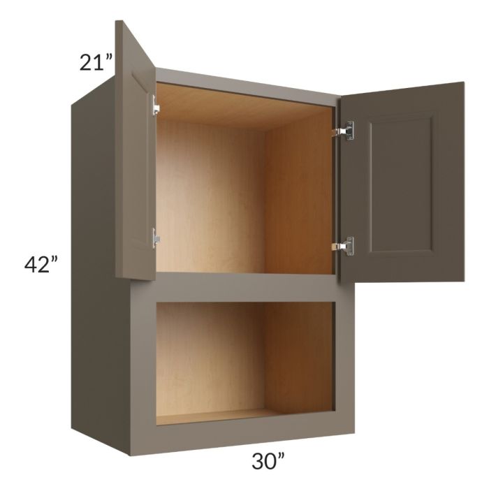 Tuscan Stone 30x42x21 Microwave Wall Cabinet