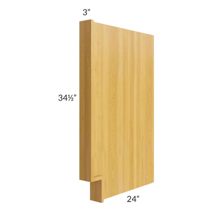 Glazed Praline Base End Panel / Appliance End Panel