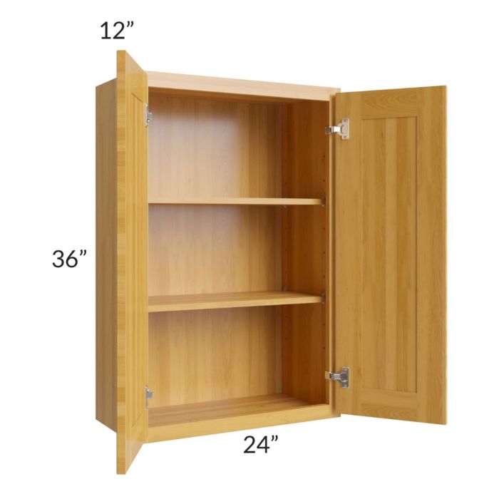 Glazed Praline 24x36 Wall Cabinet