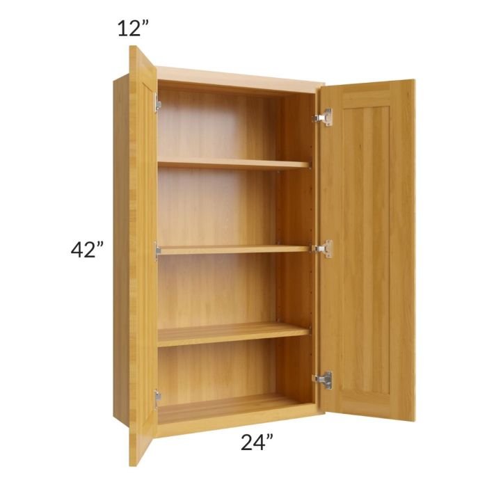 Glazed Praline 24x42 Wall Cabinet