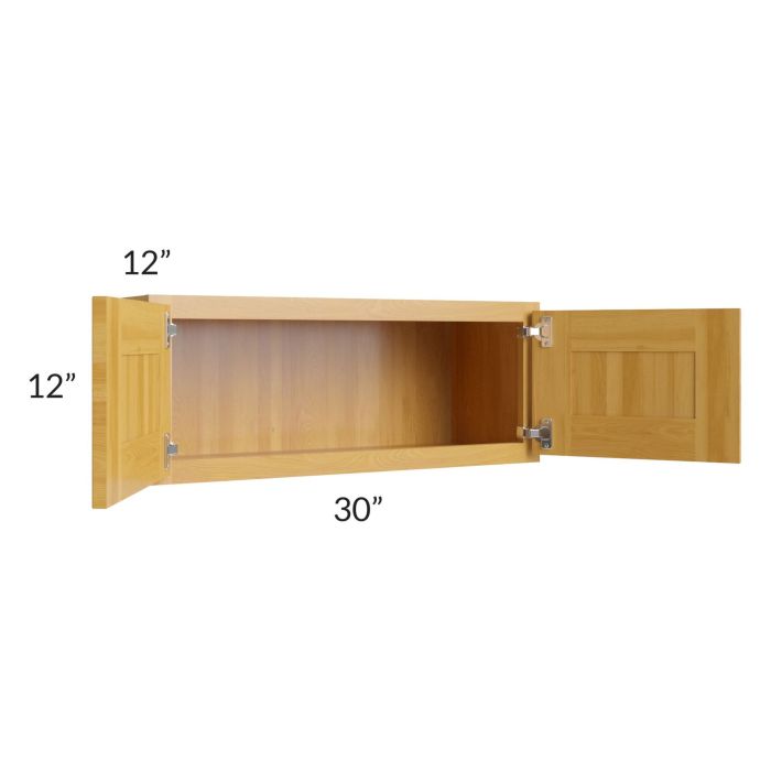 Glazed Praline 30x12 Wall Cabinet
