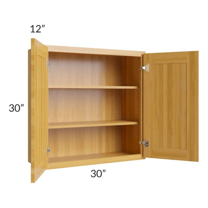 Glazed Praline 30x30 Wall Cabinet