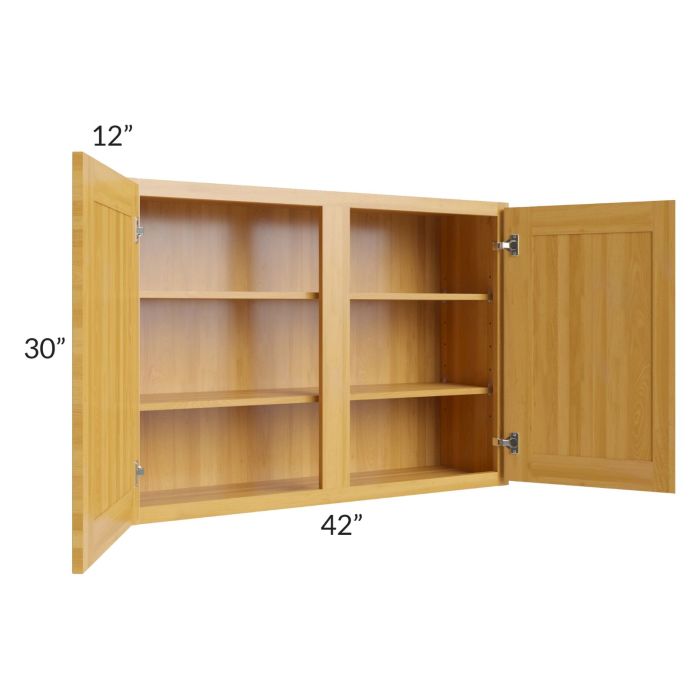 Glazed Praline 42x30 Wall Cabinet