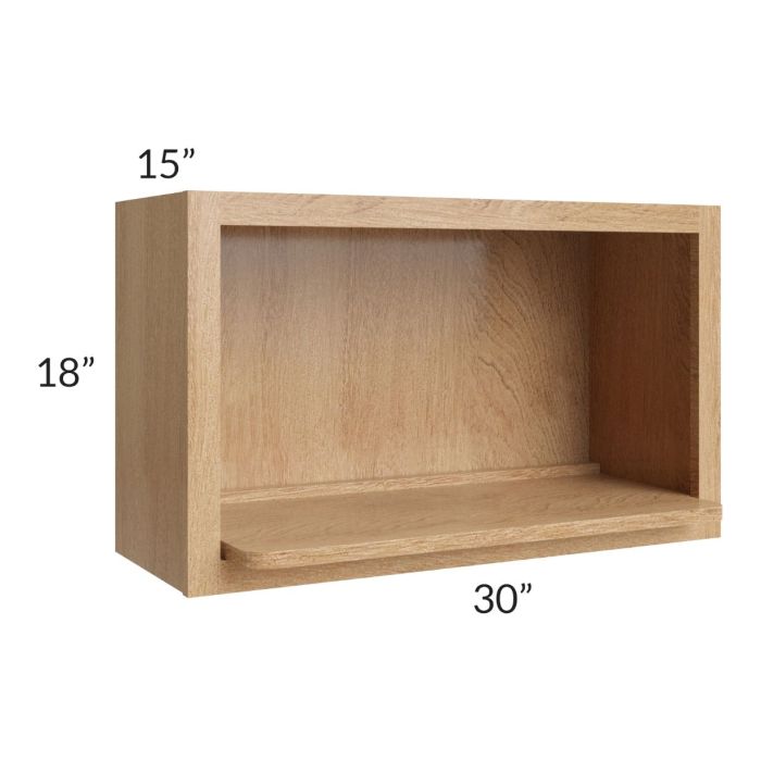 Midtown Timber 30x18 Microwave Wall Cabinet