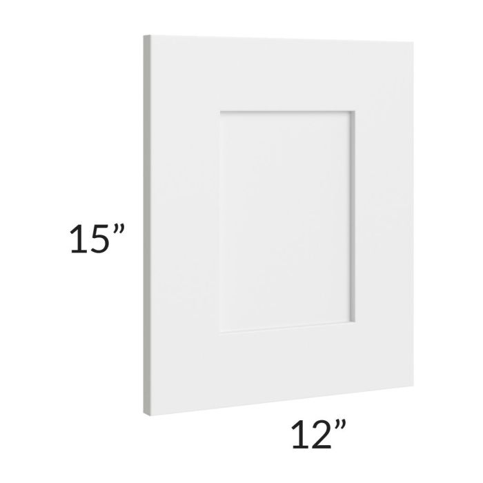 Asheville White Shaker 15" Wall Decorative End Panel