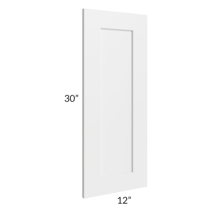 Asheville White Shaker 30" Wall Decorative End Panel