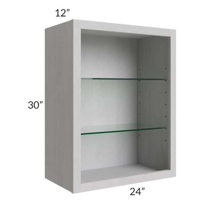 24x30 Wall Cabinet (No Doors) To Be Used With Glass Doors
