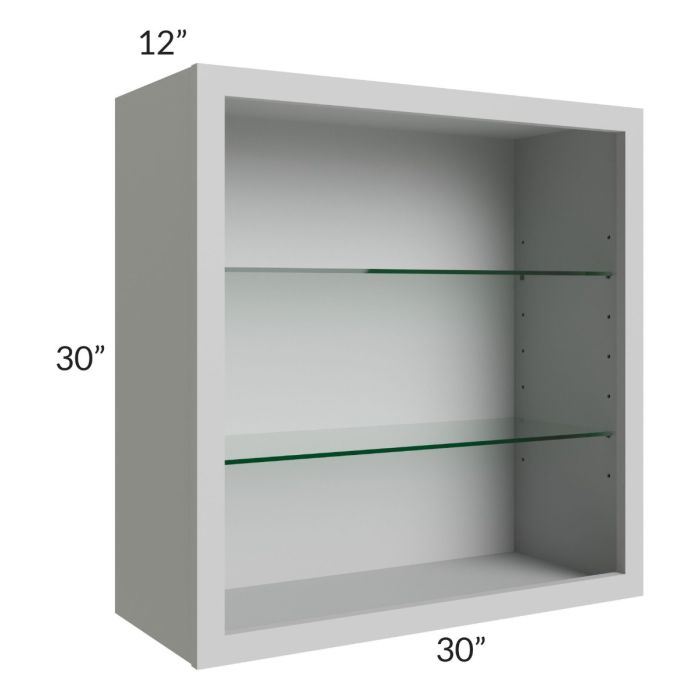 30x30 Wall Cabinet (No Doors) To Be Used With Glass Doors