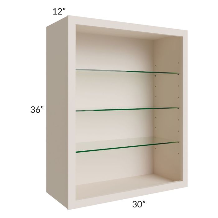 30x36 Wall Cabinet (No Doors) To Be Used With Glass Doors
