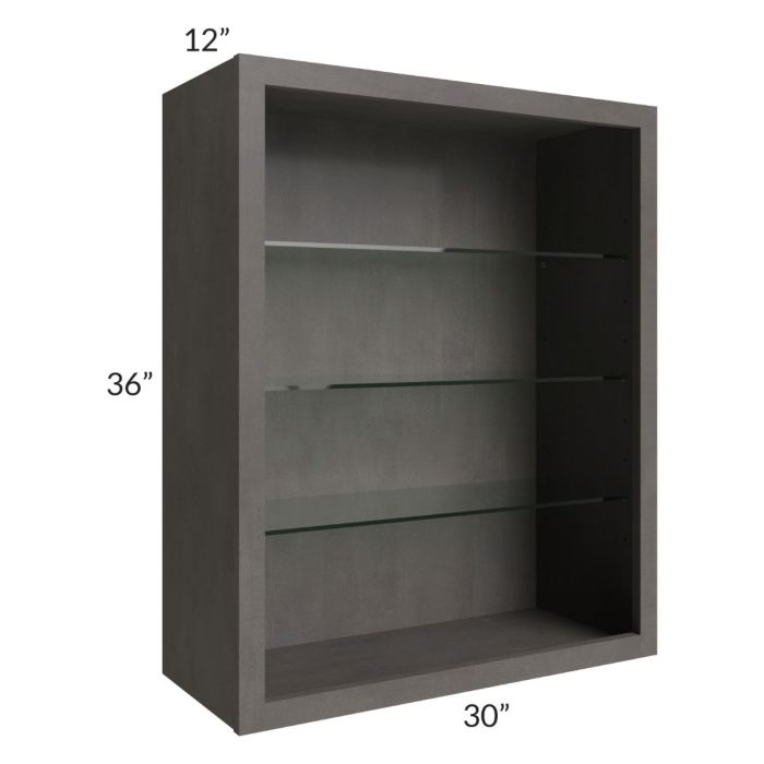 30x36 Wall Cabinet (No Doors) To Be Used With Glass Doors