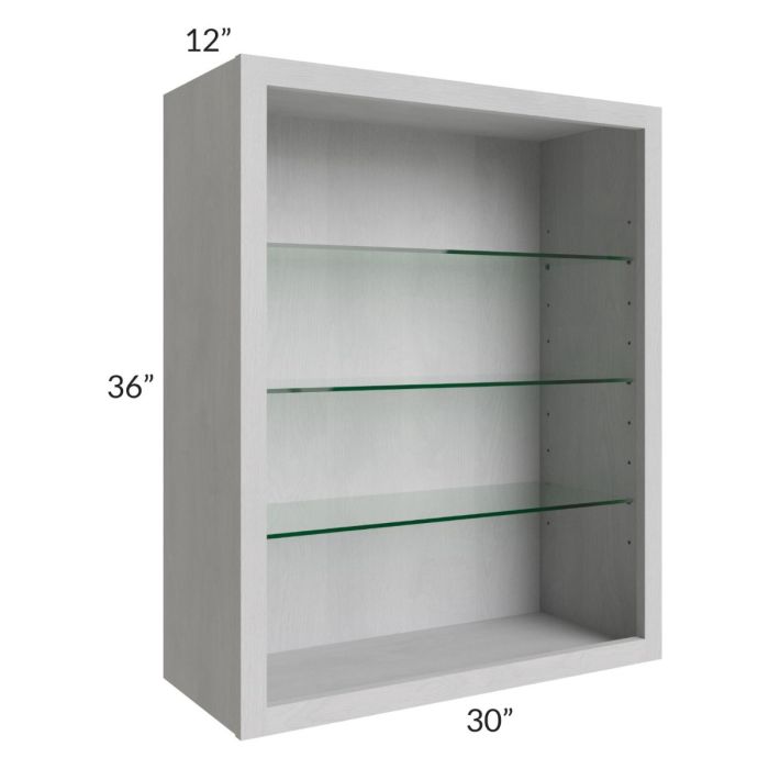 30x36 Wall Cabinet (No Doors) To Be Used With Glass Doors