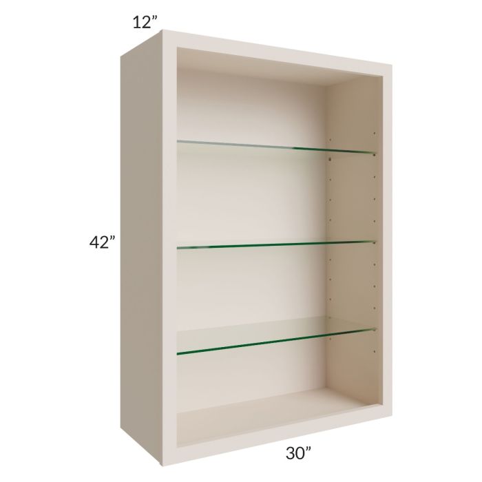 30x42 Wall Cabinet (No Doors) To Be Used With Glass Doors
