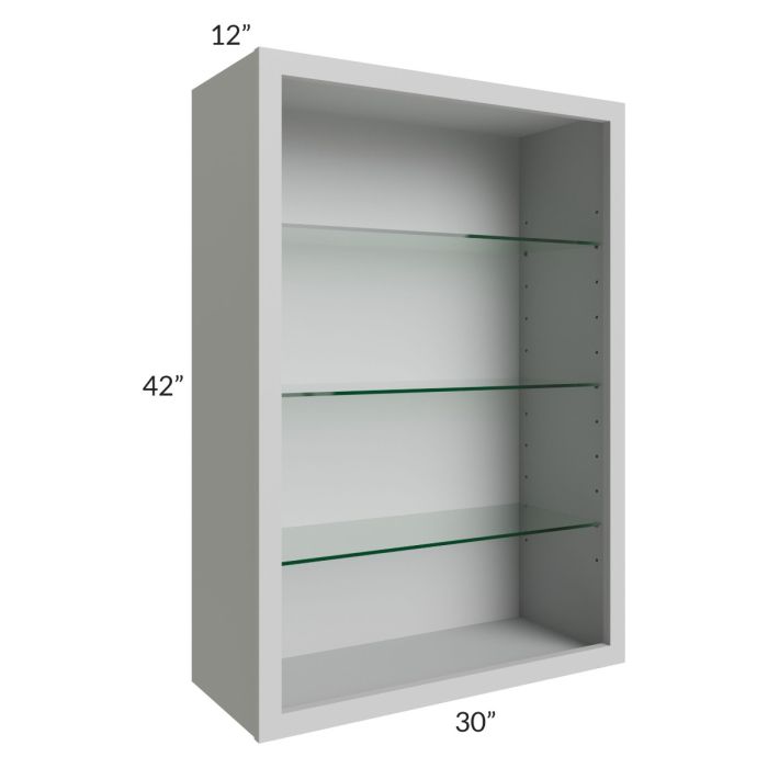 30x42 Wall Cabinet (No Doors) To Be Used With Glass Doors