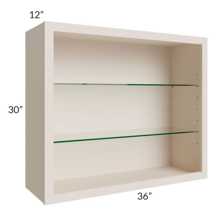 36x30 Wall Cabinet (No Doors) To Be Used With Glass Doors