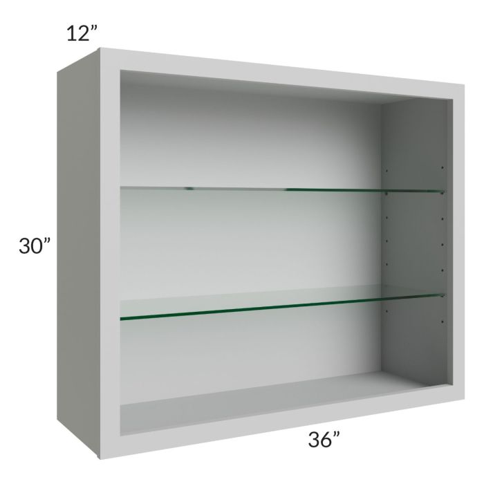 36x30 Wall Cabinet (No Doors) To Be Used With Glass Doors