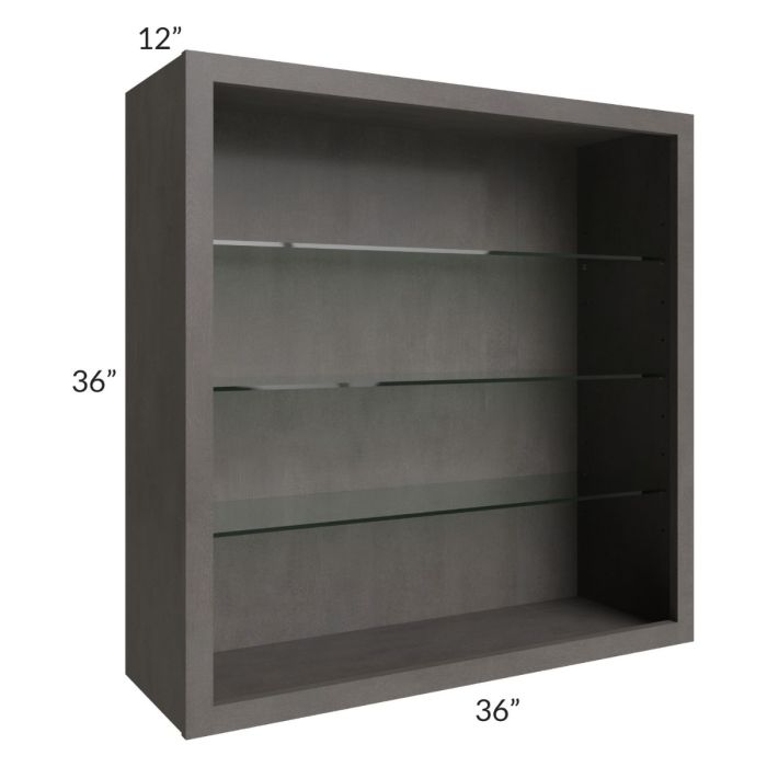 36x36 Wall Cabinet (No Doors) To Be Used With Glass Doors