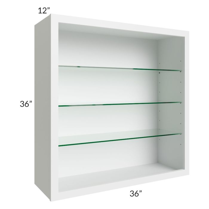 36x36 Wall Cabinet (No Doors) To Be Used With Glass Doors