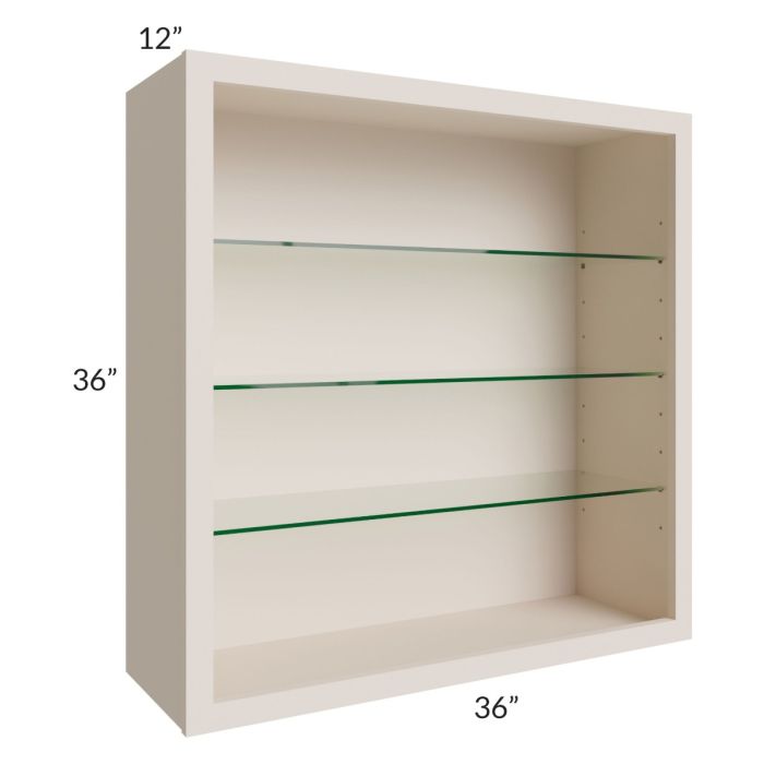 36x36 Wall Cabinet (No Doors) To Be Used With Glass Doors