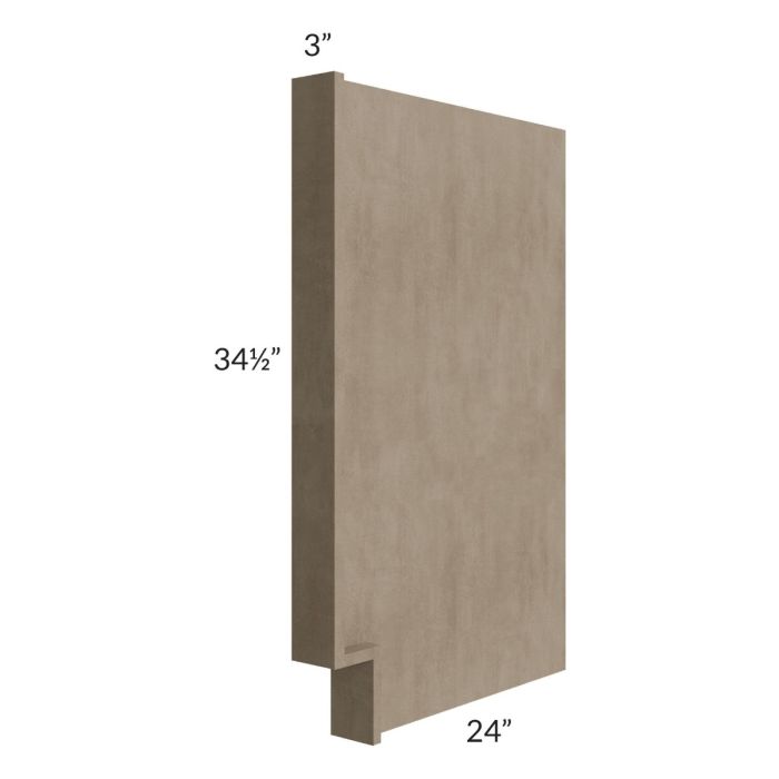 Cobblestone Grey Base End Panel / Appliance End Panel