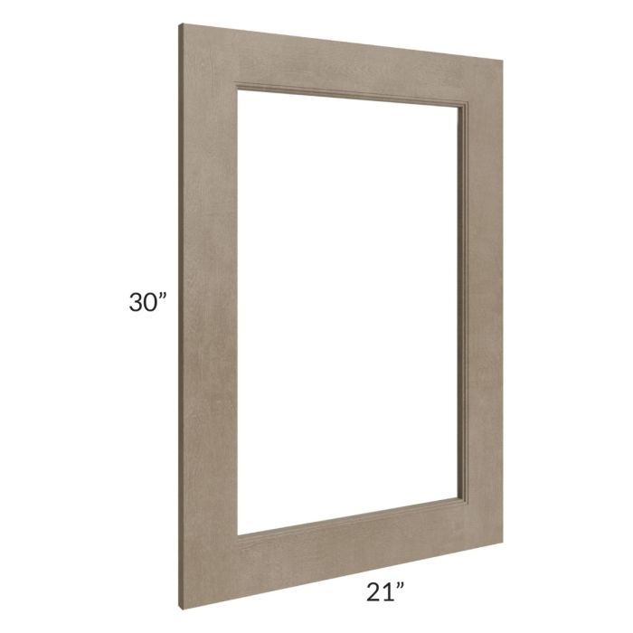 Cobblestone Grey 21x30 Glass Door