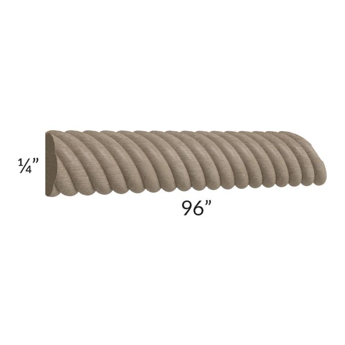 Cobblestone Grey 8' Rope Molding