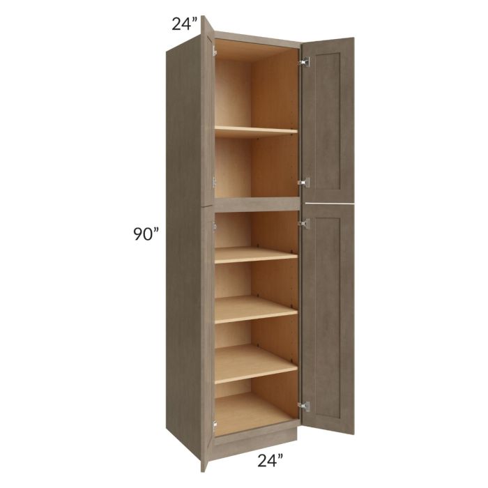 Cobblestone Grey 24x90 Utility Cabinet