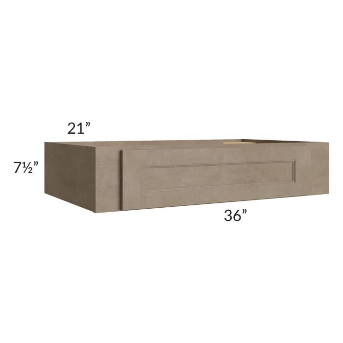 Cobblestone Grey 36" Under Cabinet Drawer