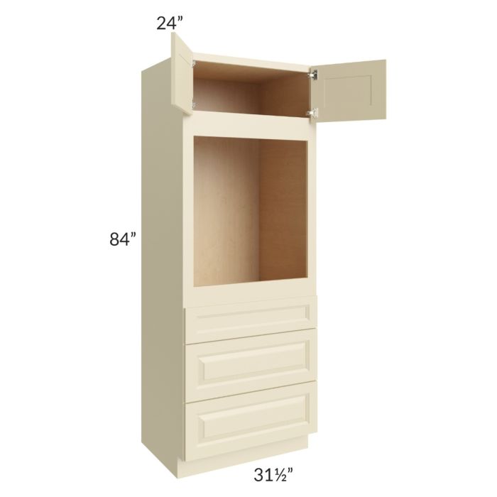 Casselton Ivory 31.5x84 Oven Cabinet