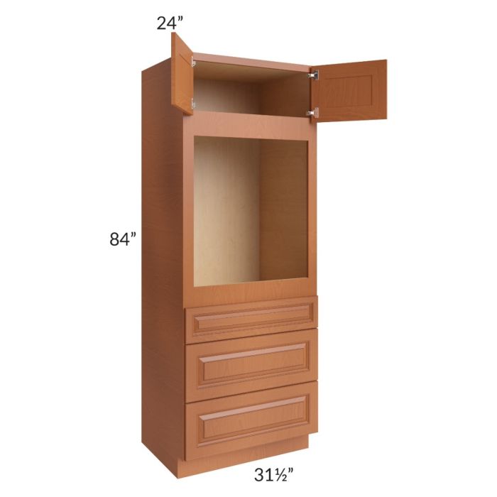 Lexington Cinnamon Glaze 31.5x84 Oven Cabinet