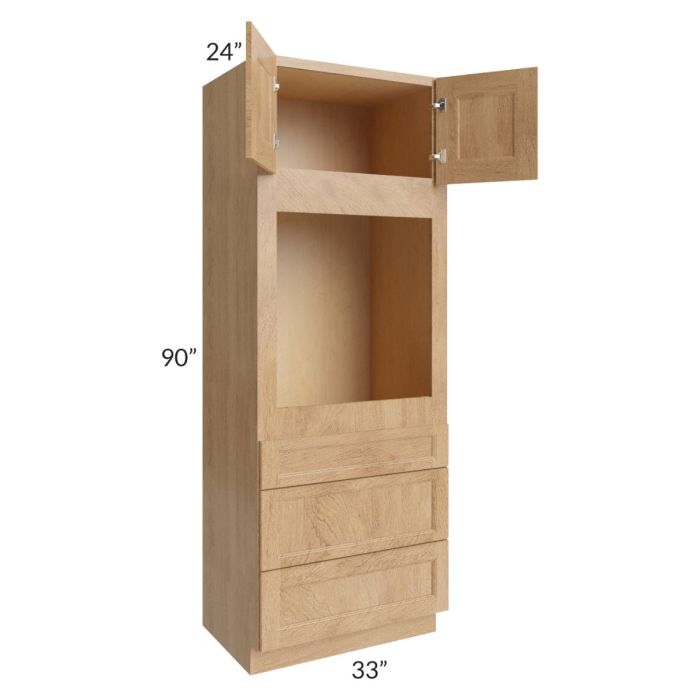 Tuscan Timber 33x90 Oven Cabinet
